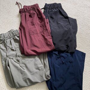Old Navy Women's Pants in Burgundy, Black, Gray, and Navy